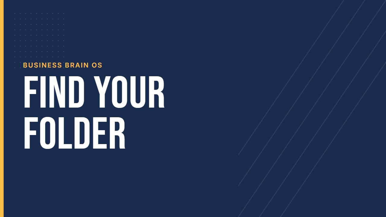 Find Your Folder